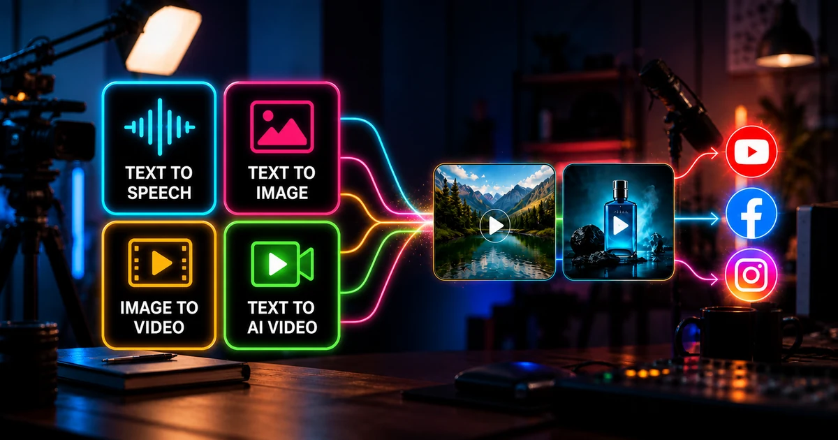NourVox image-to-video editor with nature and wildlife scenes