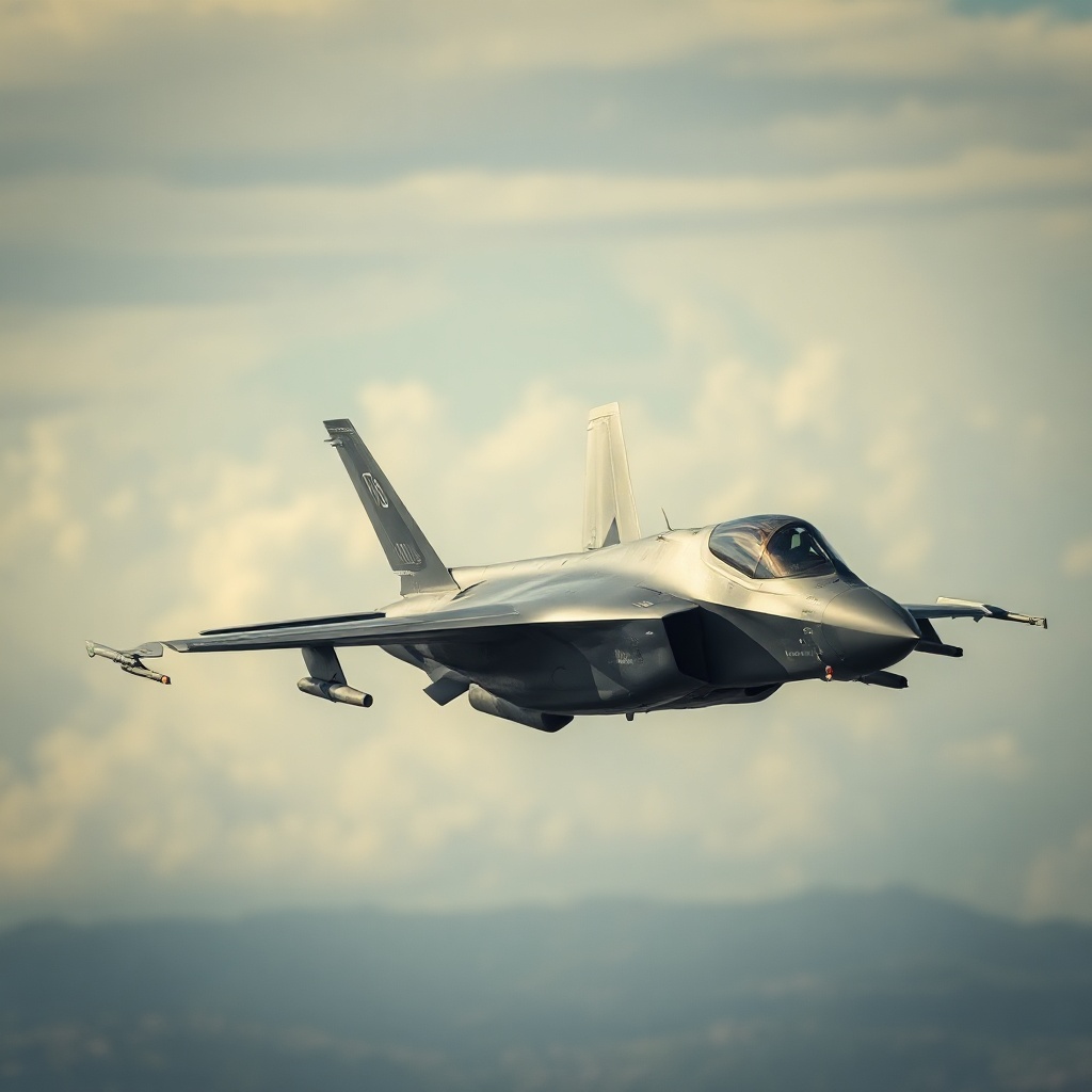 - Le même avion de chasse militaire moderne F-35 en at — 8F1B8A